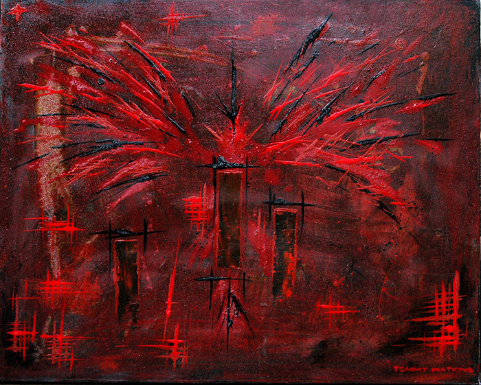 tommy watkins-fallen angel-oil paint on canvas-18x24 in-2005.jpg